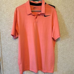 Salmon Nike golf polo